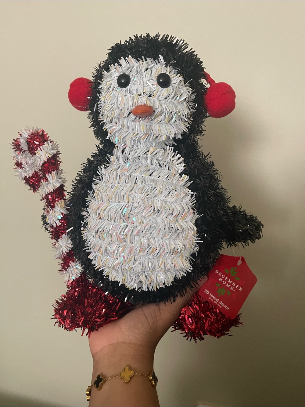 Hobby Lobby tinsel penguin